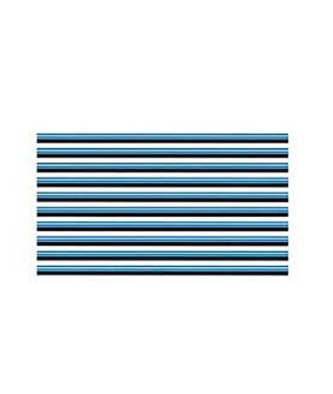 iShopping - M.Mart Car AC U Shape Moulding Strips Blue Pack Of 10