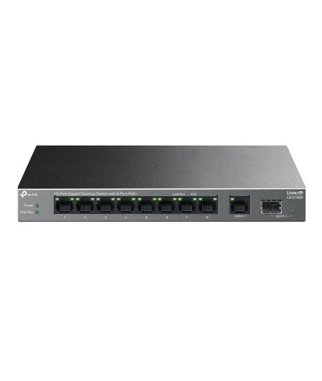 Tp-Link Gigabit 10 Port Power Over Ethernet Desktop Switch (TL LS1210GP)