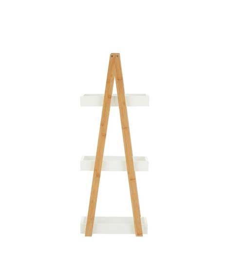 iShopping - Premier Home Nostra Three Tiers Shelf Unit - White (2405242)