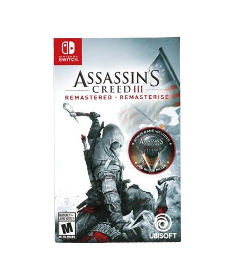 Assassins Creed 3 Remastered Game For Nintendo Switch