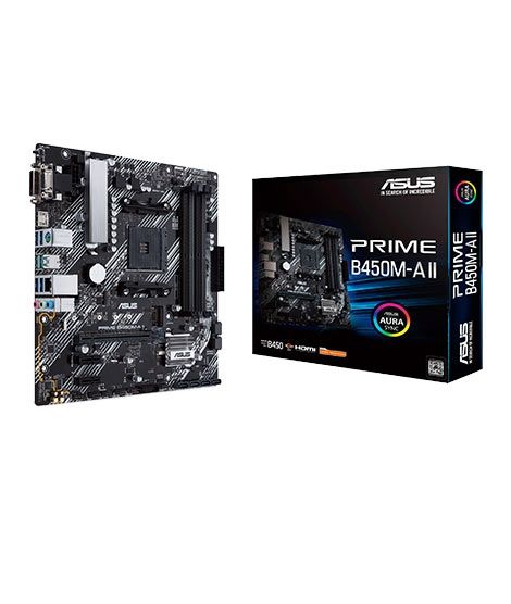 Asus Prime B450M-A II Micro ATX Motherboard