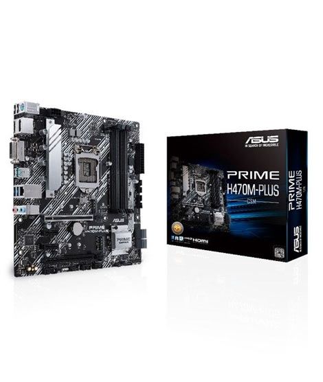 Asus PRIME H470M-PLUS Micro ATX Gaming Motherboard