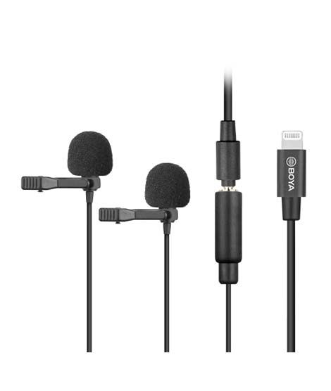 iShopping - Boya Digital Dual Lavalier Microphones For iOS Devices (BY-M2D)