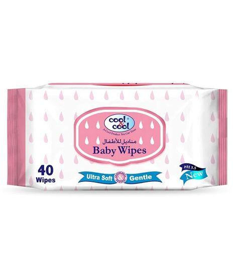 iShopping - Cool & Cool Baby Wipes - 40 Pcs (B2382CX)