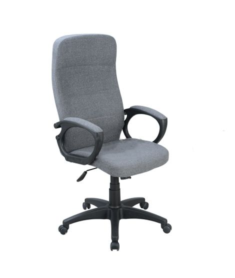 iShopping - Boss Horizon High Back Revolving Chair Grey (B-524-LT-BK)