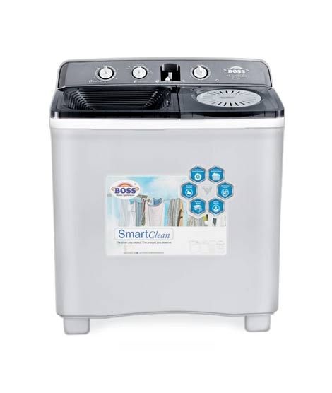 iShopping - Boss Steel Spinner Twin Tub Washing Machine (KE-14000-BS-S)