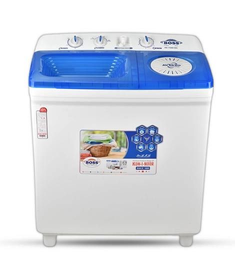 Boss Twin Tub Washing Machine White (KE-7500-BS)