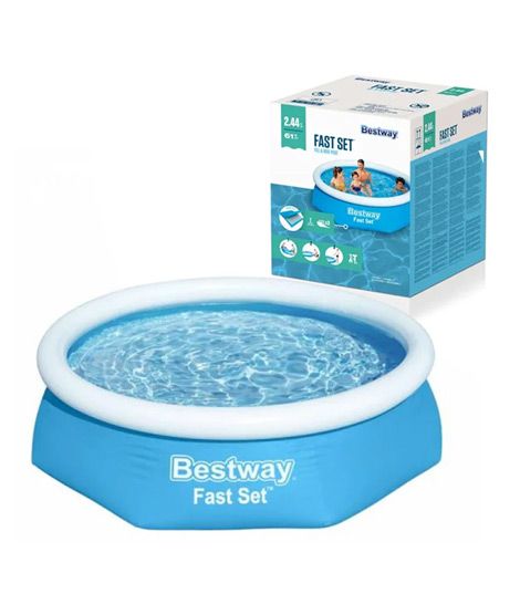 iShopping - Bestway Fast Set Inflatable Swimming Pool (57448)