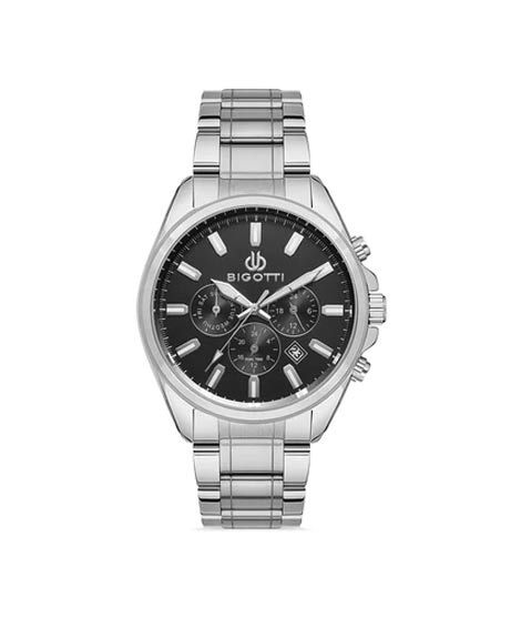 Bigotti Stainless Steel Men's Watch Silver (BG.1.10328-2)