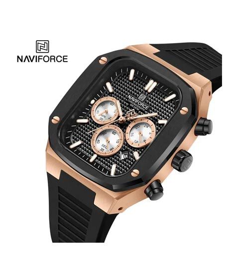 iShopping - Naviforce Square Chronograph Edition Watch For Men (NF-8037-3)