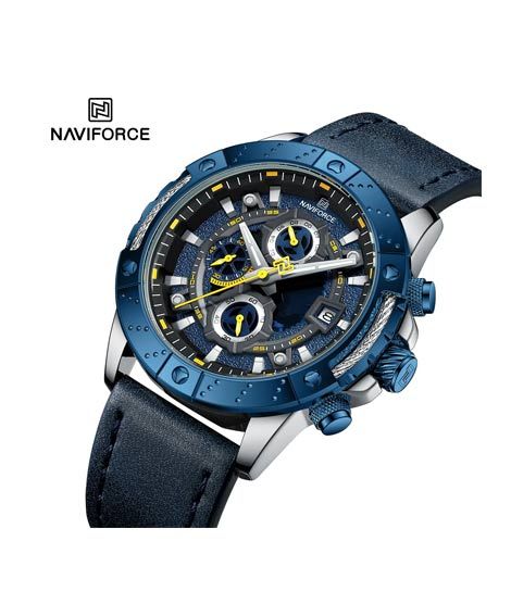 Naviforce Chronocrest Watch For Men Blue (NF-8055-6)