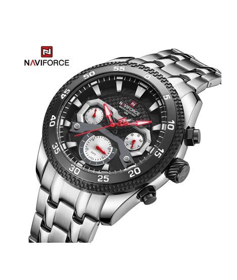 Naviforce Apex Watch For Men Silver (Nf-9222-4)