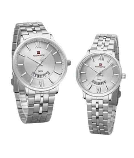 iShopping - Naviforce Affinity Pair Watch For Couples Silver (NF-9238c-5)