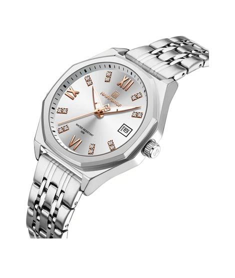 iShopping - Naviforce Sapphire Grace Watch For Men Silver (NF-5052-7)