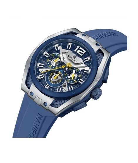 iShopping - Naviforce Edge Chronograph Watch For Men Blue (NF-8063-3)