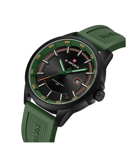 iShopping - Naviforce Rugged Date Pro Watch For Men Green Black (NF-9248-3)