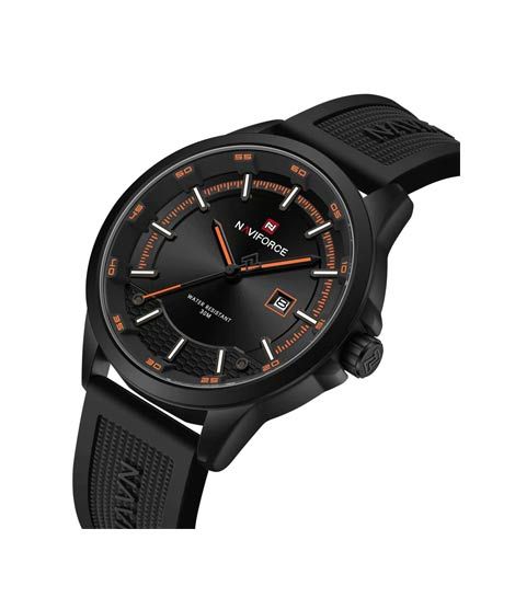 iShopping - Naviforce Rugged Date Pro Watch For Men Black (NF-9248-4)