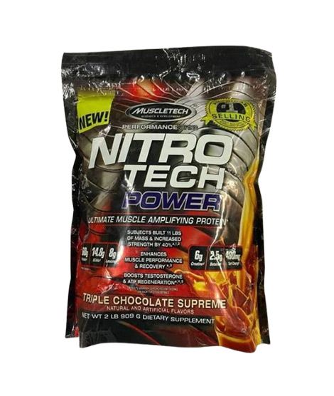 Big Show Store Muscletech Nitro Tech Power 1kg 109 Ser Chocolate