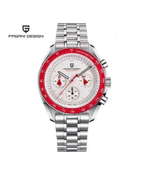 Pagani Design Seiko V63 Movement Watch For Men Silver (PD-1701-14)