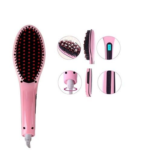 Ferozi Traders Electric Hair Straightener Brush (HQT-906)