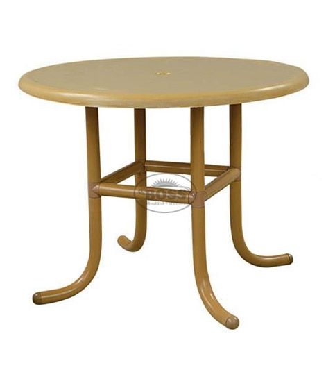 Boss Craft UPVC Round Table (B-1121-BRN)