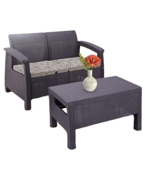 iShopping - Boss Double Seater Sofa with Cushions And Table (BP-373)