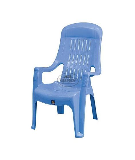 Boss Full Plastic High Back Easy Chair (BP-625-BLU)