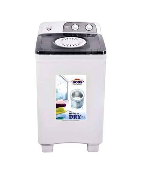 Boss Steel Spinner Dryer Machine Gray (KE-5000-BS-S)