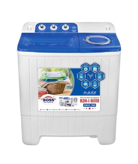 Boss Top Load Steel Spiner Baby Washing Machine 7.5Kg Grey (KE-6550-BS-S)