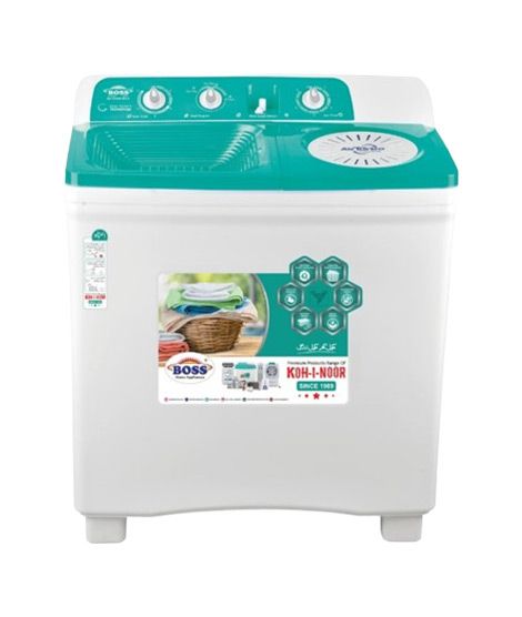 Boss Top Load Twin Tub Washing Machine 12Kg Green (KE-15000-BS)