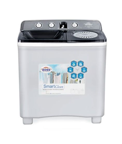 Boss Steel Spinner Twin Tub Washing Machine (KE-14000-BS-S)