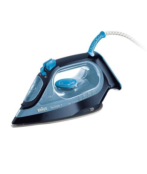 Braun TexStyle 3 Super Ceramic Steam Iron Blue (SI 3050)