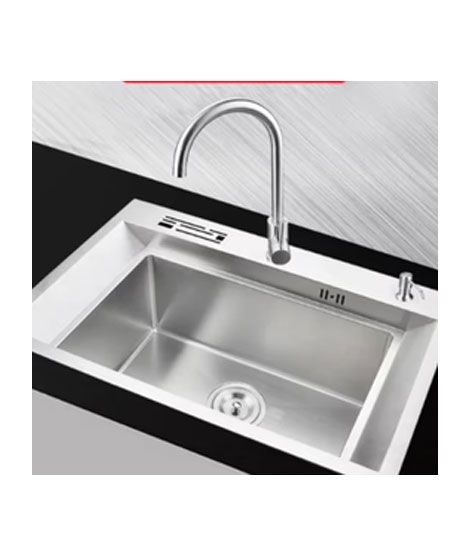 iShopping - Xpert Single Bowl Sink Silver (7048-S)