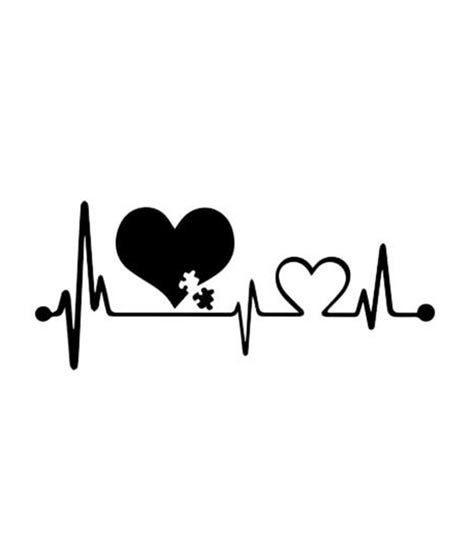 iShopping - G-Mart Heartbeat Lifeline Car Sticker - Black