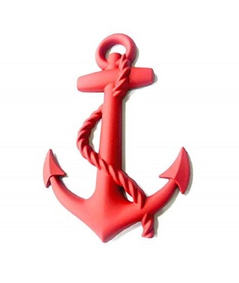 iShopping - G-Mart 3D Anchor Car Decoration Sticker - Red