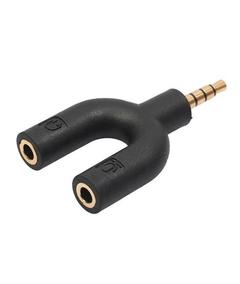 G-Mart 3.5mm Stereo Splitter U Shape Audio Converter