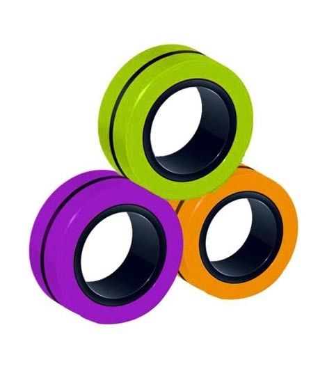 iShopping - G-Mart Magnetic Fidget Ring Finger Toy For Kids - 3Pcs