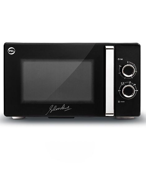 iShopping - PEL Silver Line Microwave Oven 23 Ltr Black (PMO-23SLM)