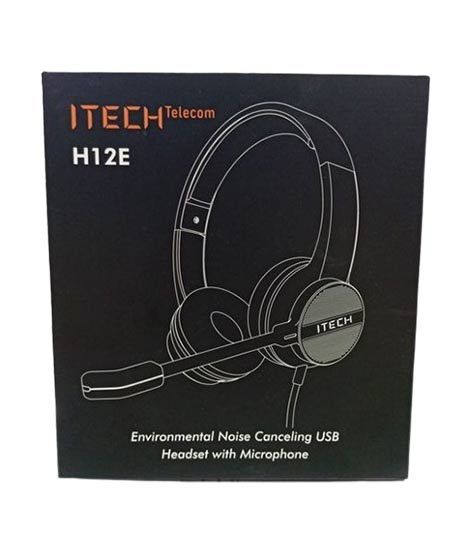 Itech Telecom Environmental Noise Cancelling Headset (H12E)