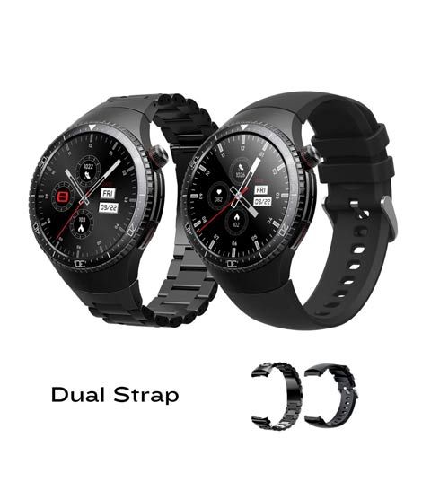 Blaktron Zenith Z1 Dual Strap Smart Watch Black