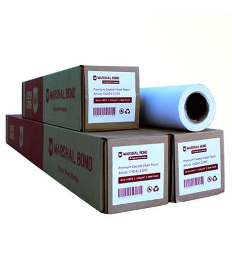 Marshal Bond 42 Inch Inkjet Coated Paper (CAD42-110M)