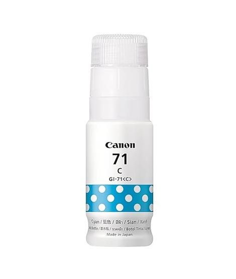 Canon Pixma Cyan Ink Bottle (GI-71 C)