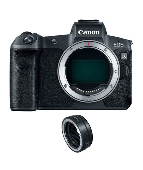 Canon EOS R Mirrorless Digital Camera With EOS R Mount Adapter