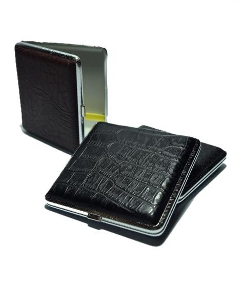 KuchB Leather Cigarette Case Black