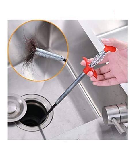 iShopping - Charming Closet Drain Unblocker Stick Snake Sink Cleaner