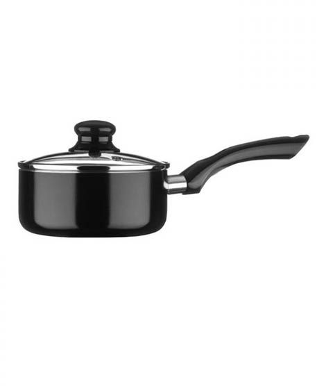 iShopping - Premier Home Ecocook Saucepan - 1.5 Ltr Black (408217)