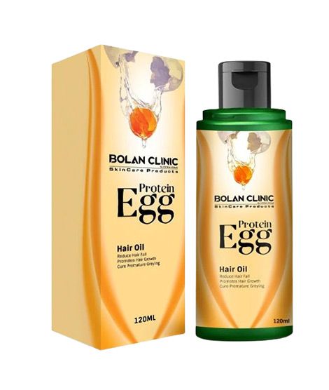 Chiltan Pure Bolan Clinic Protein Egg Hair Oil - 120ml 