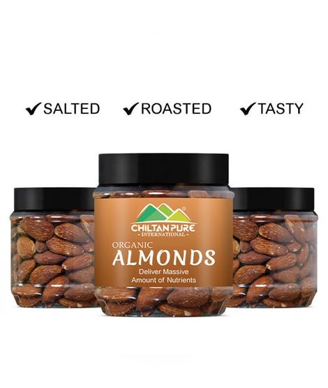 Chiltan Pure Organic Roasted Almond - 180gm