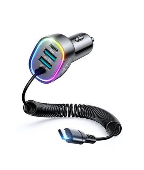 iShopping - Joyroom 4 IN 1 PD Fast Car Charger With Type C Cable (CL19)