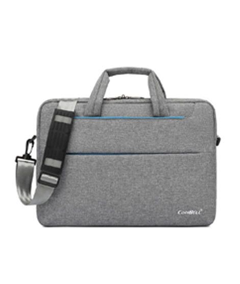 CoolBell 15.6" Topload Laptop Shoulder Bag Grey (CB-2109)